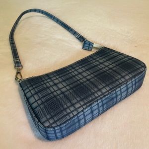 Plaid mini purse